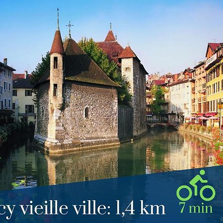 Homey Tidy - New / Proche Centre Annecy / Parking Gratuit / Logement Entierement Equipe Exterior foto